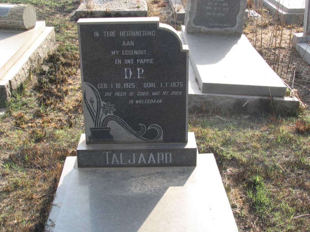 TALJAARD D.P. 1925-1975
