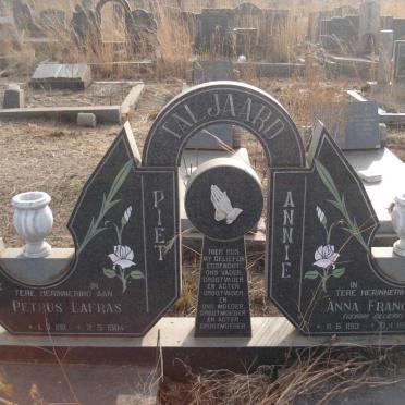 TALJAARD Petrus Lafras 1911-1984 &amp; Anna Francina CILLIERS 1913-1992
