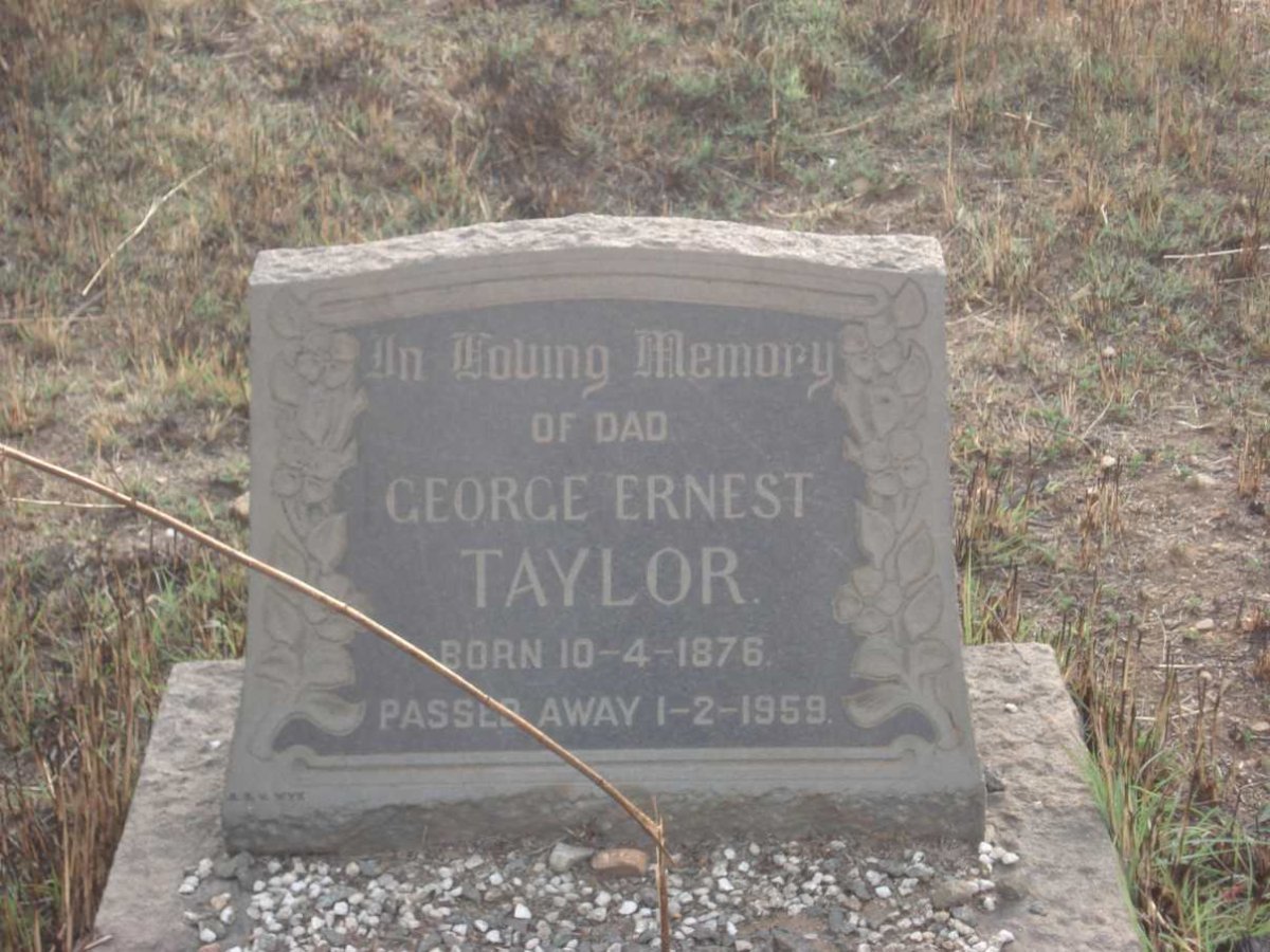 TAYLOR George Ernest 1876-1959