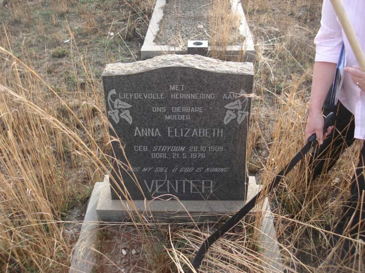 VENTER Anna Elizabeth nee STRYDOM 1909-1976