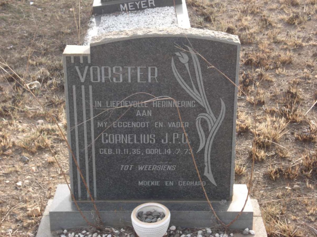 VORSTER Cornelius J.P.C. 1935-1973