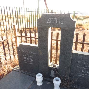 ZEELIE Ben 1924-1980 :: ZEELIE Johann 1957-1980 