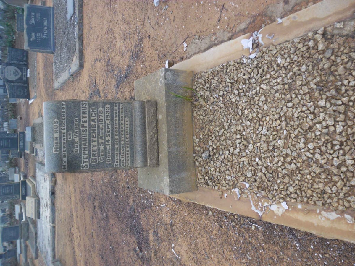 BREYTENBACH Stephanus Petrus 1878-1933