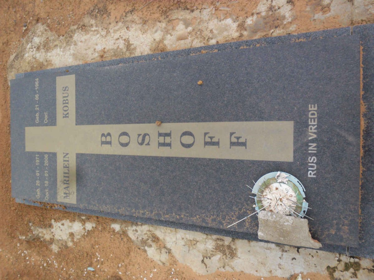 BOSHOFF Kobus 1964- &amp; Marilein 1971-2006