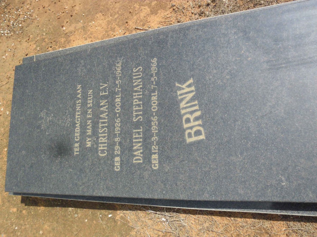 BRINK Christiaan E.V. 1926-1966 :: BRINK Daniel Stephanus 1956-1966