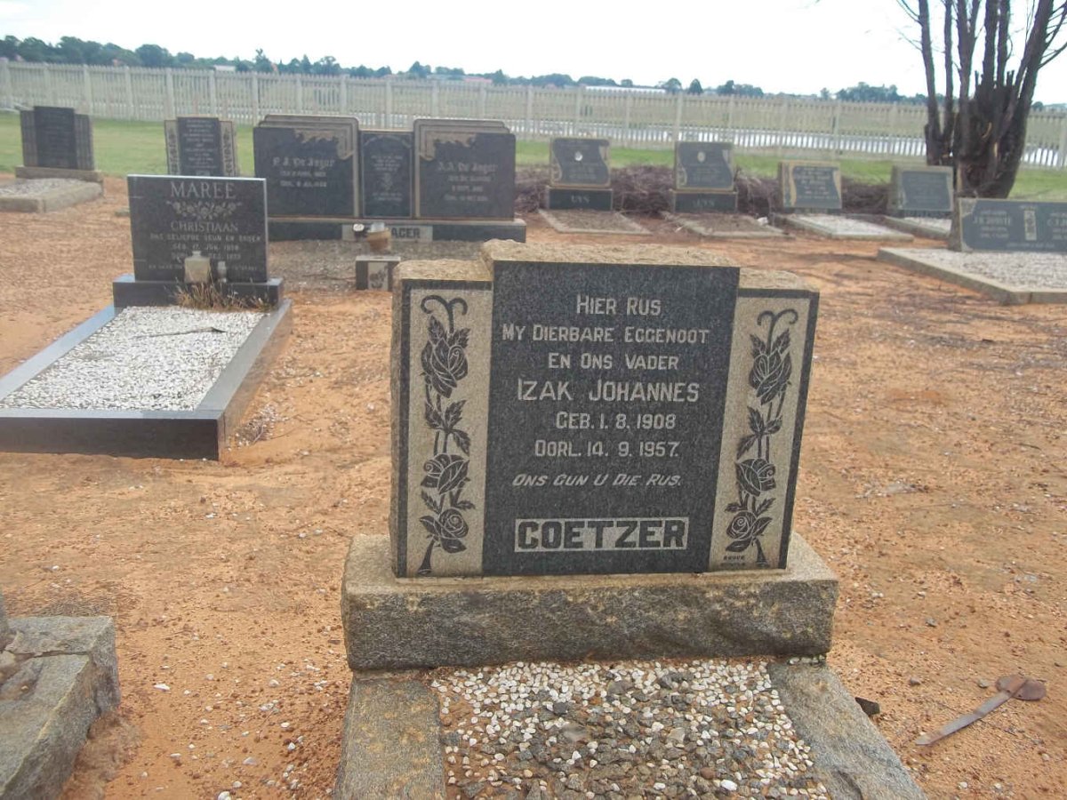 COETZER Izak Johannes 1908-1957