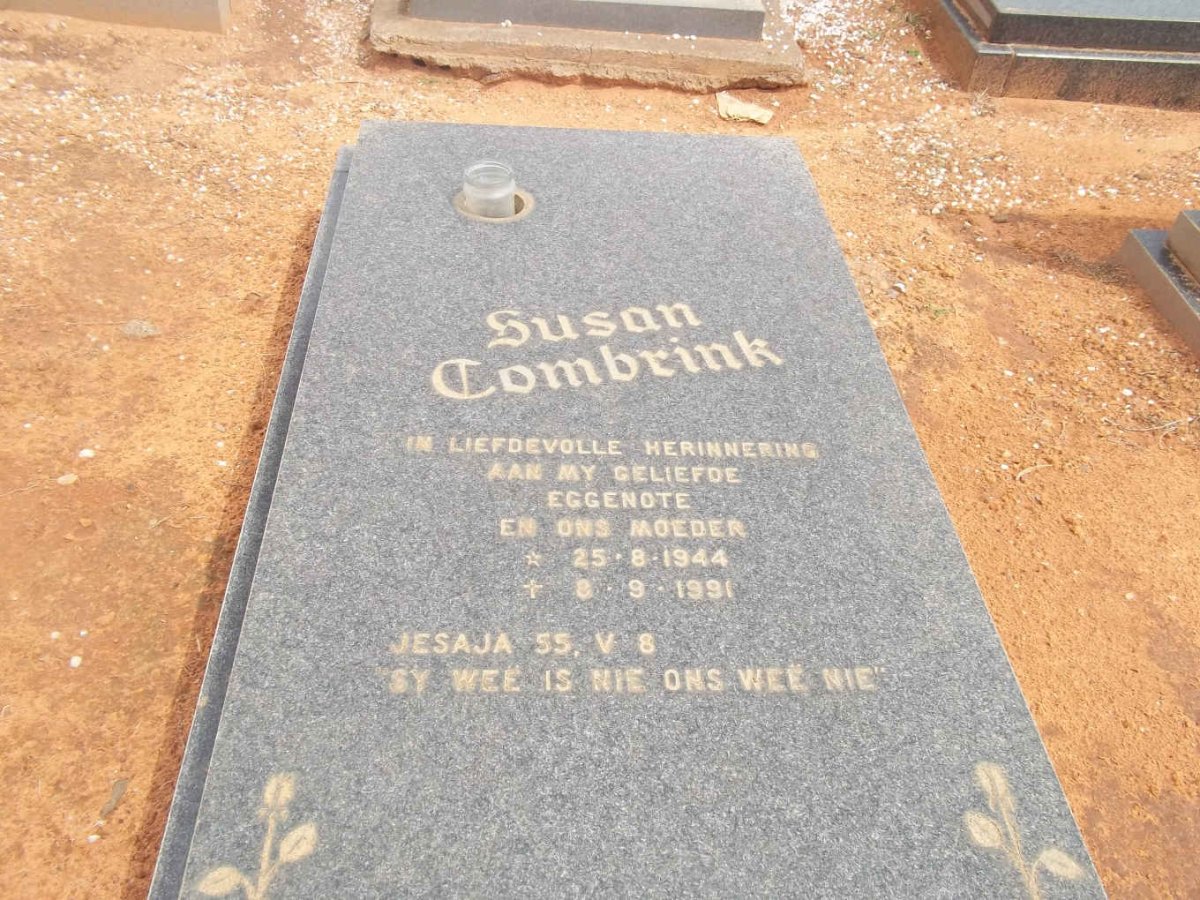 COMBRINK Susan 1944-1991
