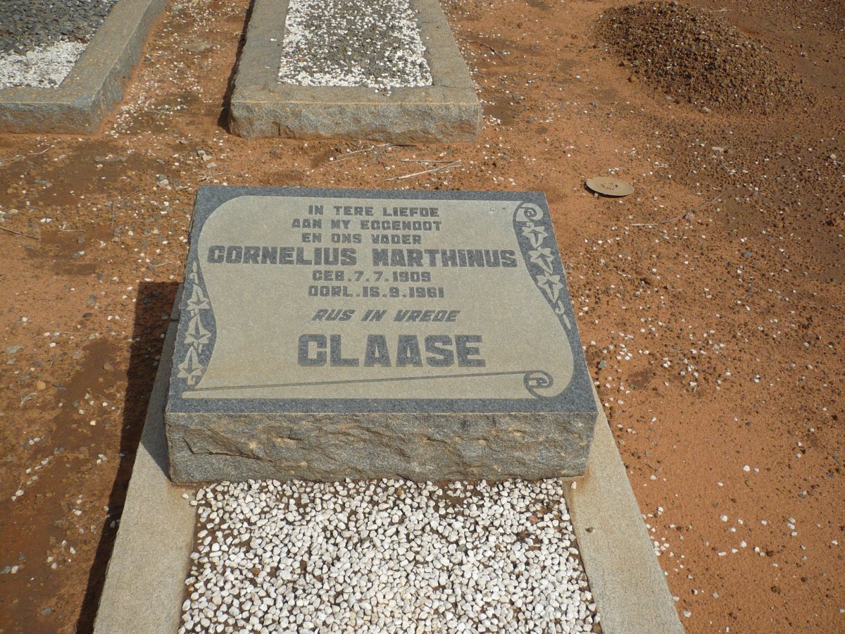 CLAASE Cornelius Marthinus 1909-1961