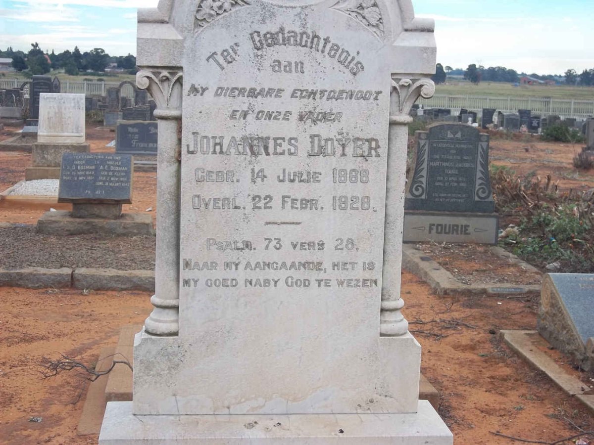DOYER Johannes 1868-1928