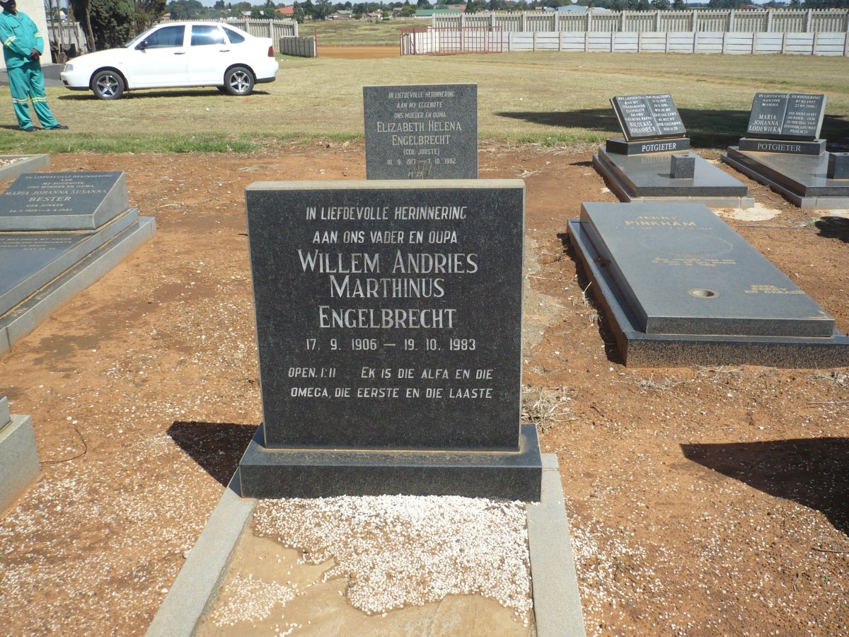 ENGELBRECHT Willem Andries Marthinus 1906-1983