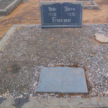 FRONEMAN Boerie 1888-1938 &amp; Malie 1902-1968 :: FRONEMAN John Bernard