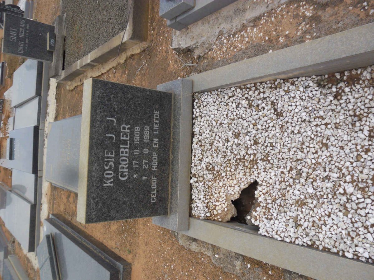 GROBLER J.J. 1909-1989