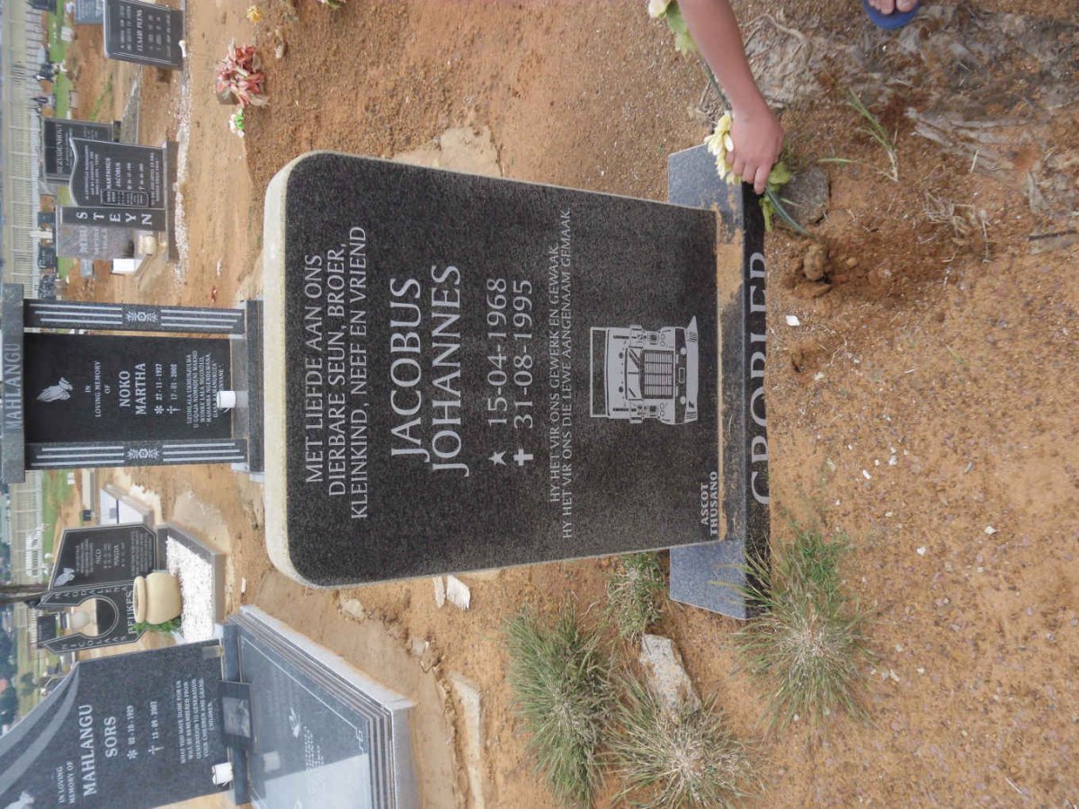 GROBLER Jacobus Johannes 1968-1995