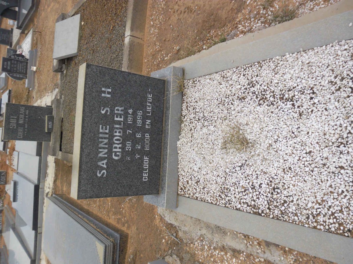 GROBLER S.H. 1914-1996