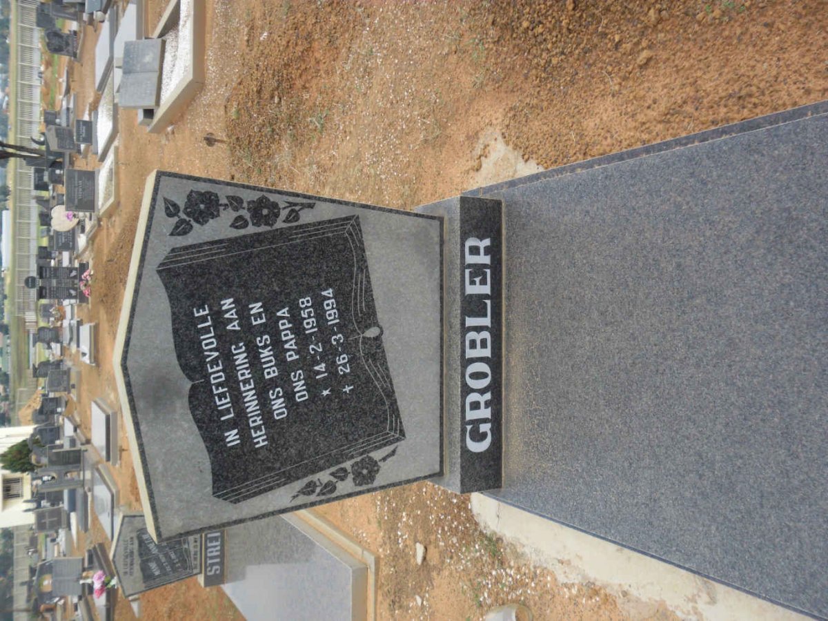 GROBLER Buks 1958-1994
