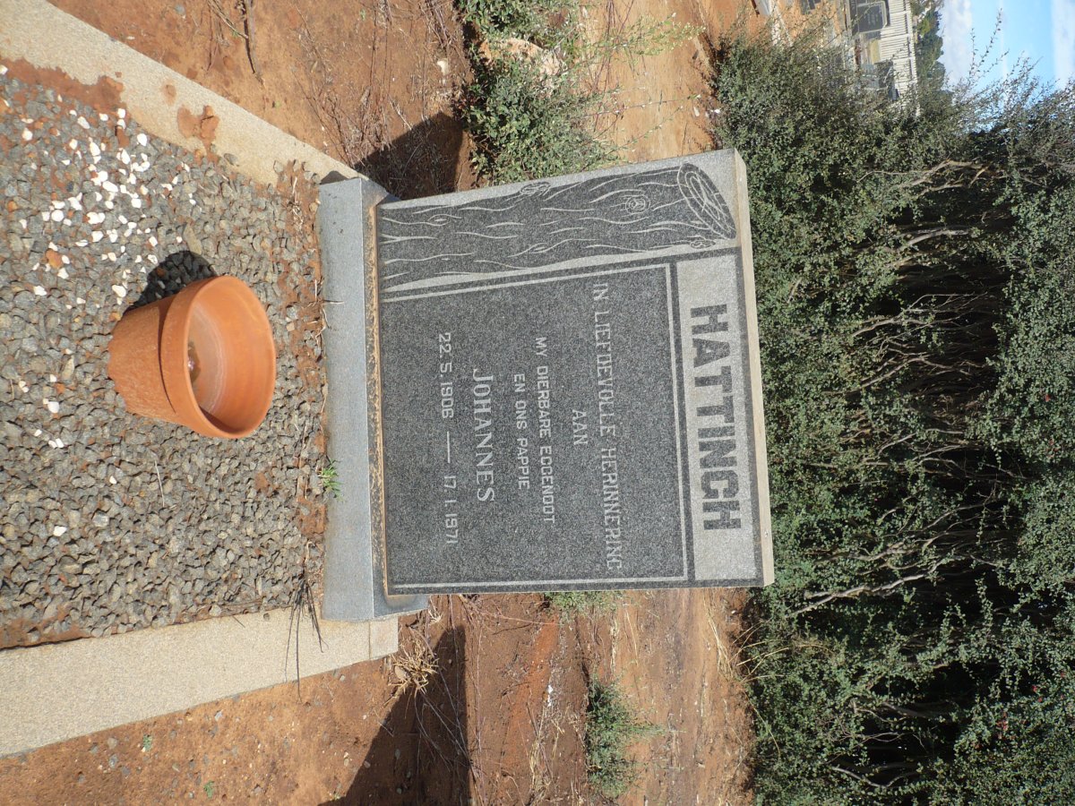 HATTINGH Johannes 1906-1971