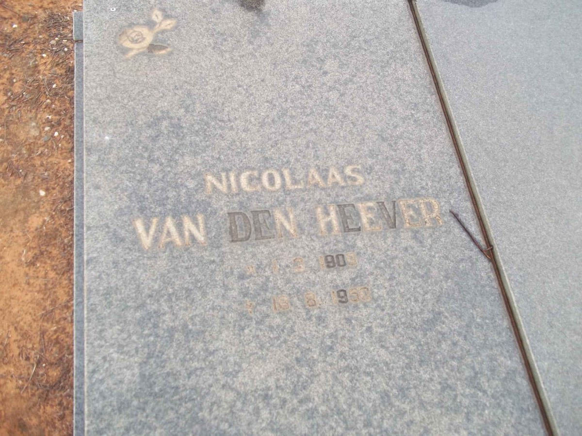 HEEVER Nicolaas, van den 1909-1950