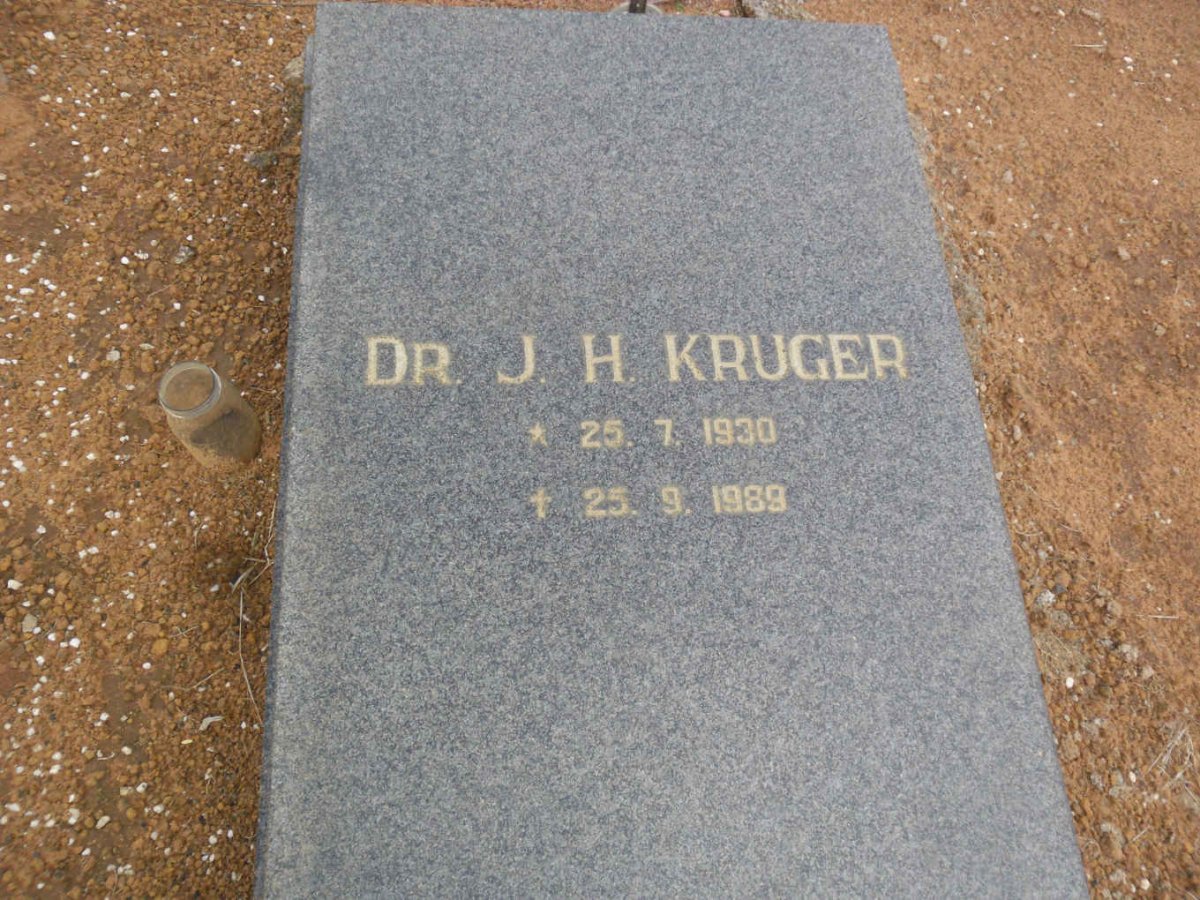 KRUGER J.H. 1930-1989