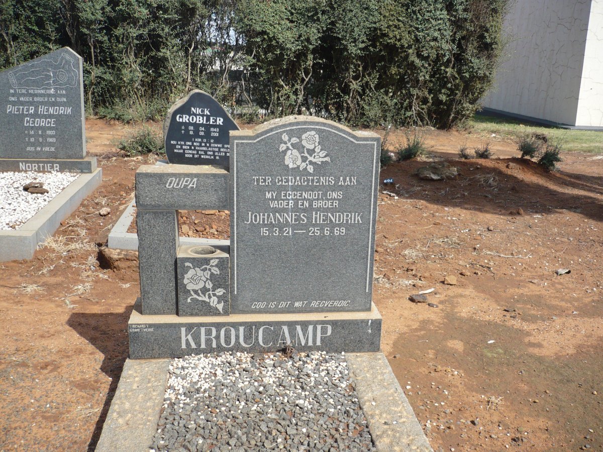 KROUCAMP Johannes Hendrik 1921-1969
