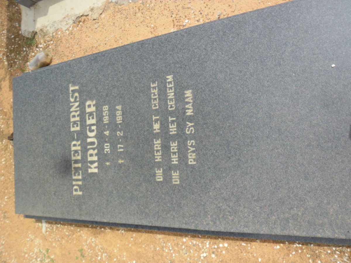 KRUGER Pieter-Ernst 1958-1994