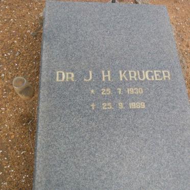 KRUGER J.H. 1930-1989