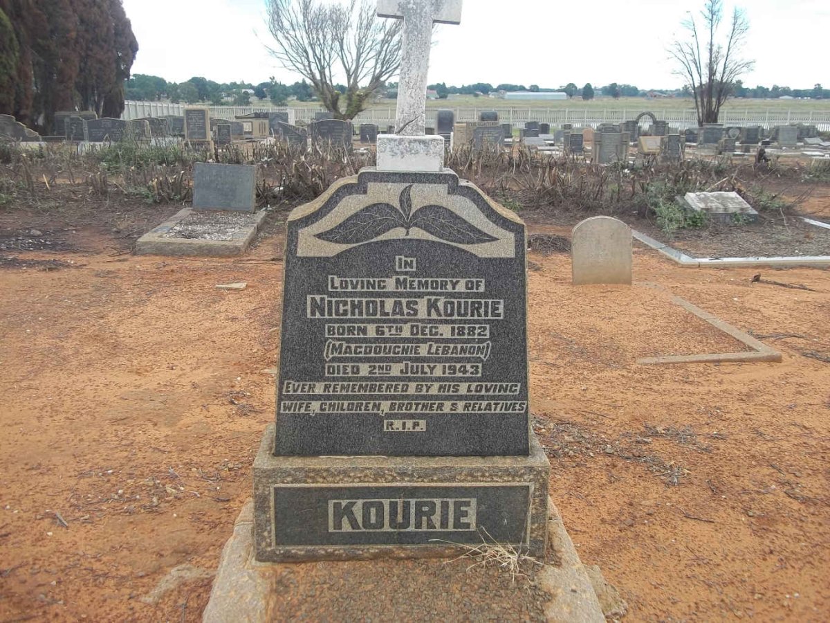 KOURIE Nicholas 1882-1943