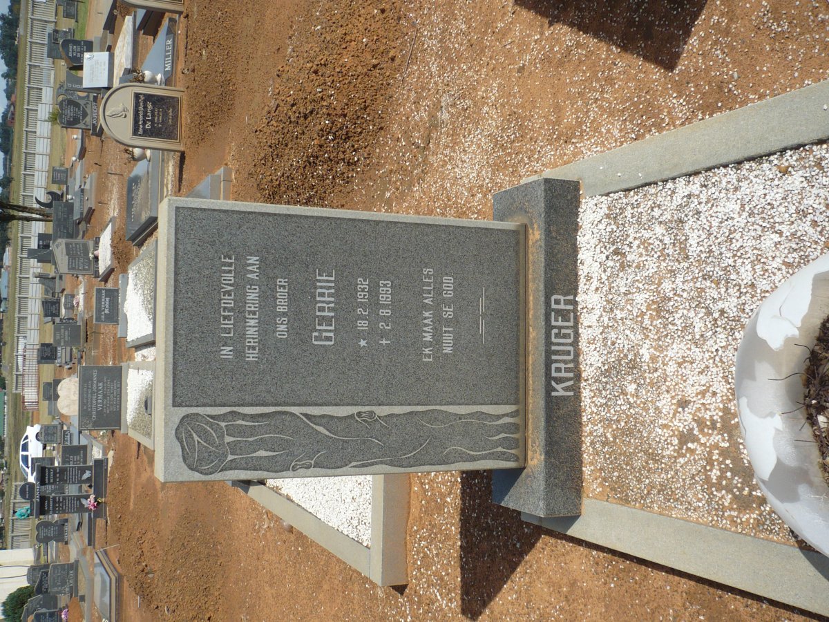 KRUGER Gerrie 1932-1993