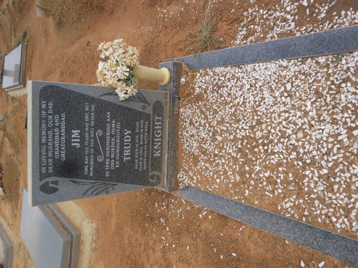 KNIGHT Jim 1931-2005 &amp; Trudy 1941-