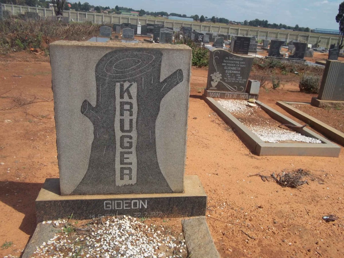 KRUGER Gideon 1921-1972