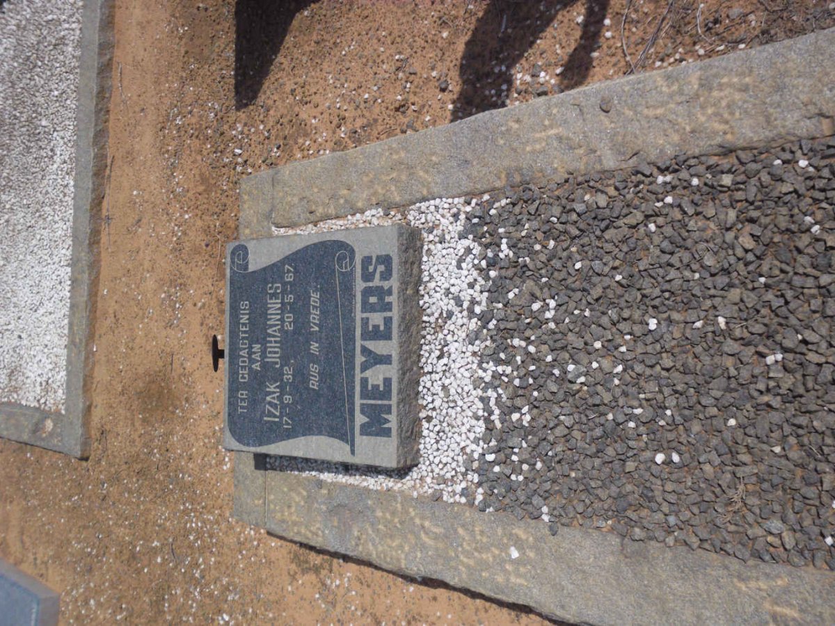 MEYERS Izak Johannes 1932-1967