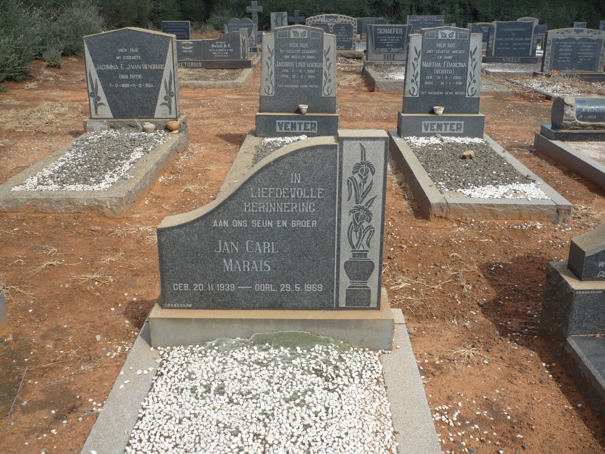 MARAIS Jan Carl 1939-1969