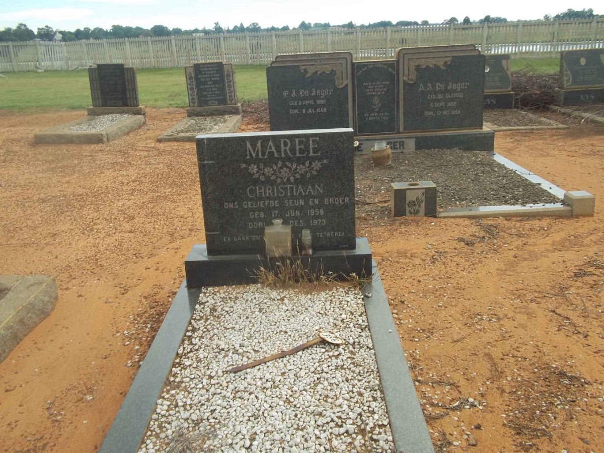 MAREE Christiaan 1958-1973