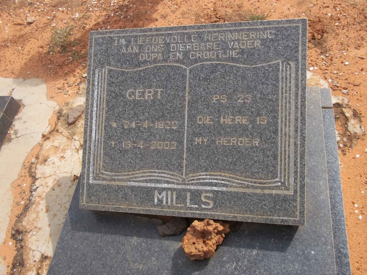 MILLS Gert 1922-2002