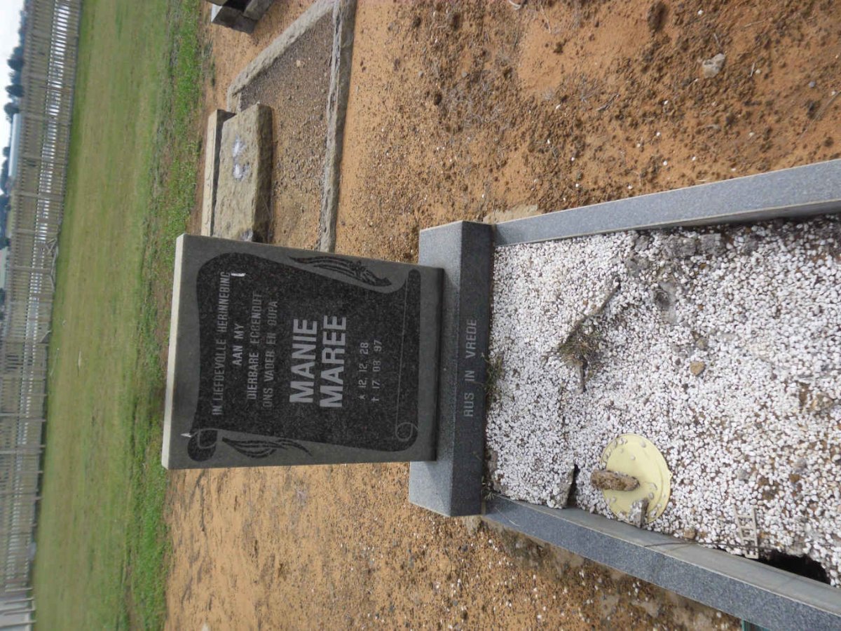 MAREE Manie 1928-1997