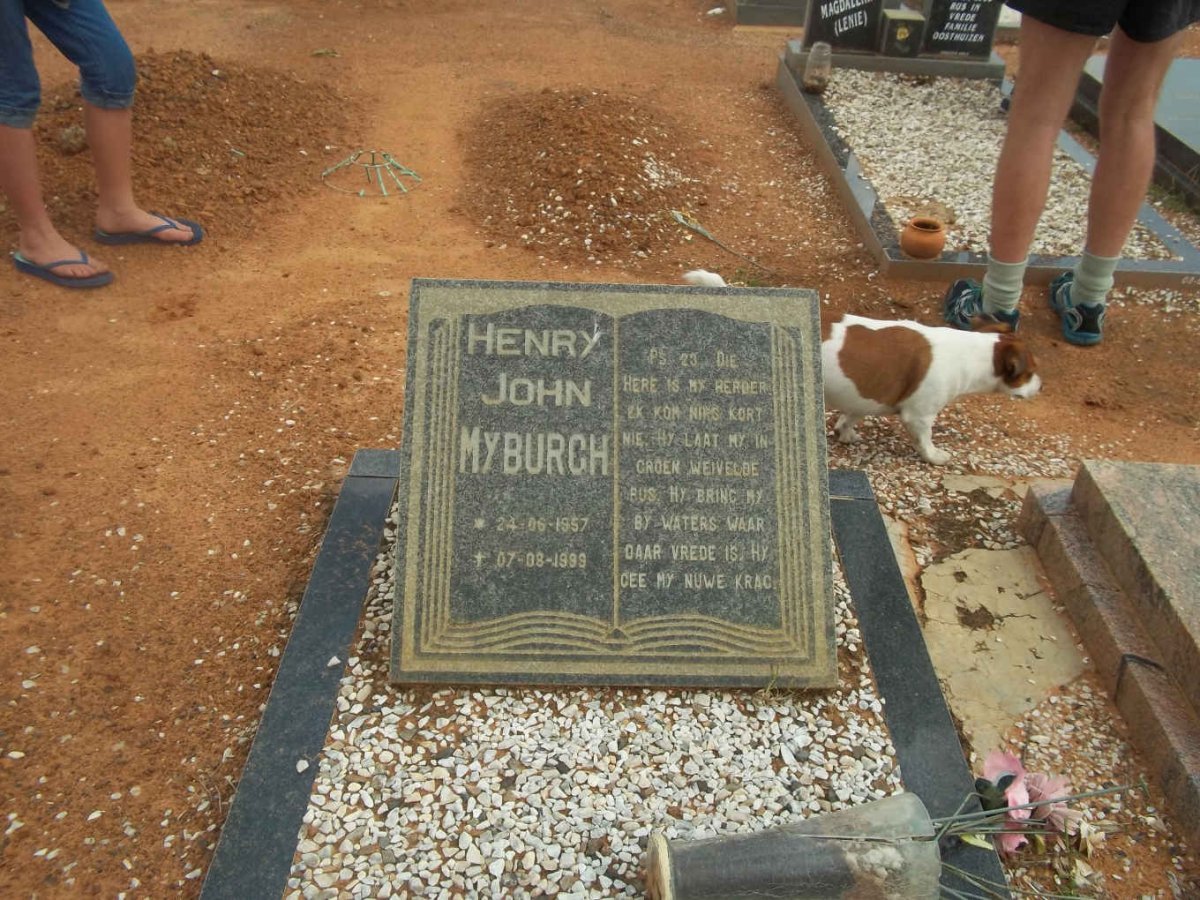 MYBURGH Henry John 1957-1999