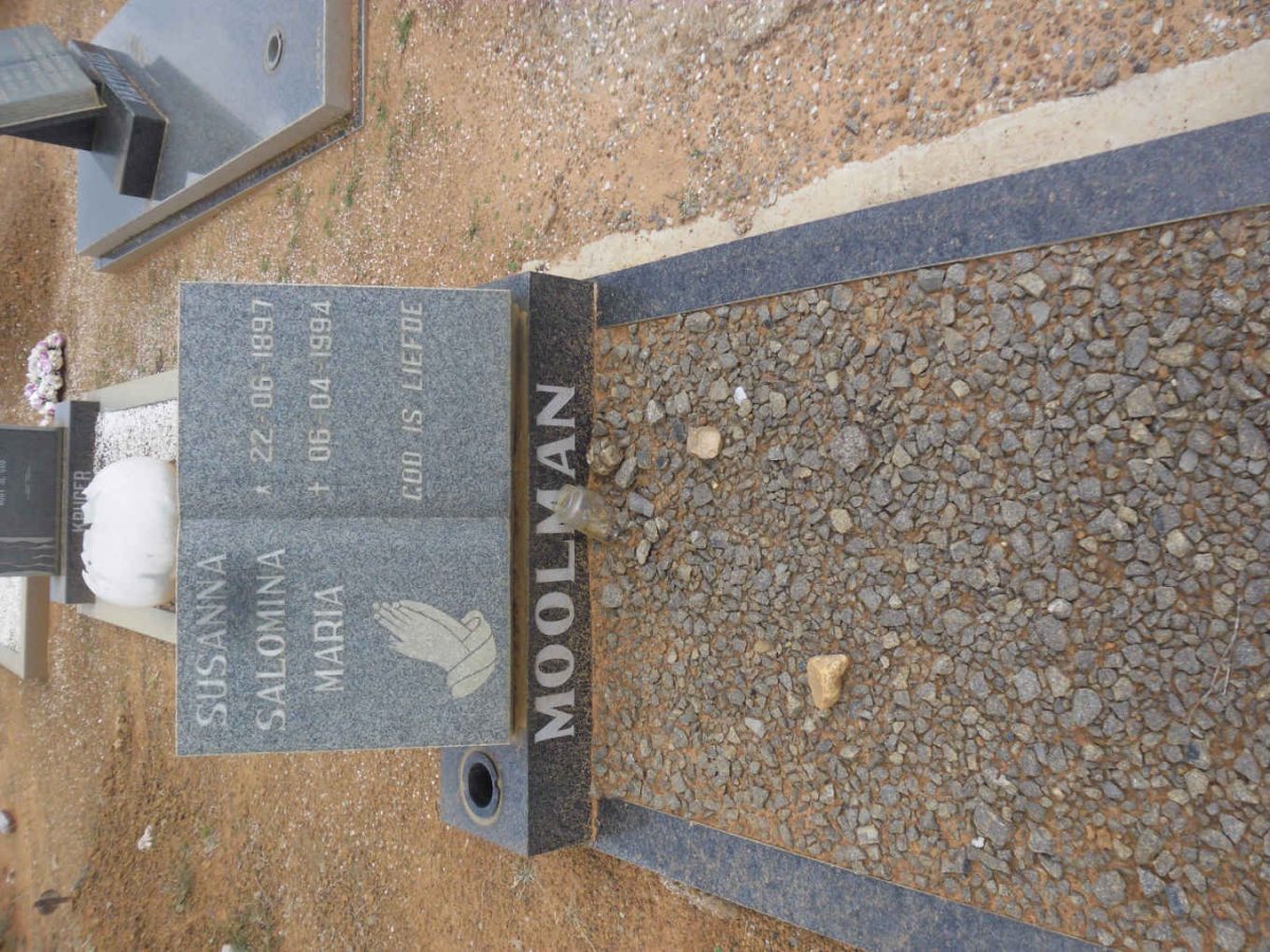 MOOLMAN Susanna Salomina Maria 1897-1994