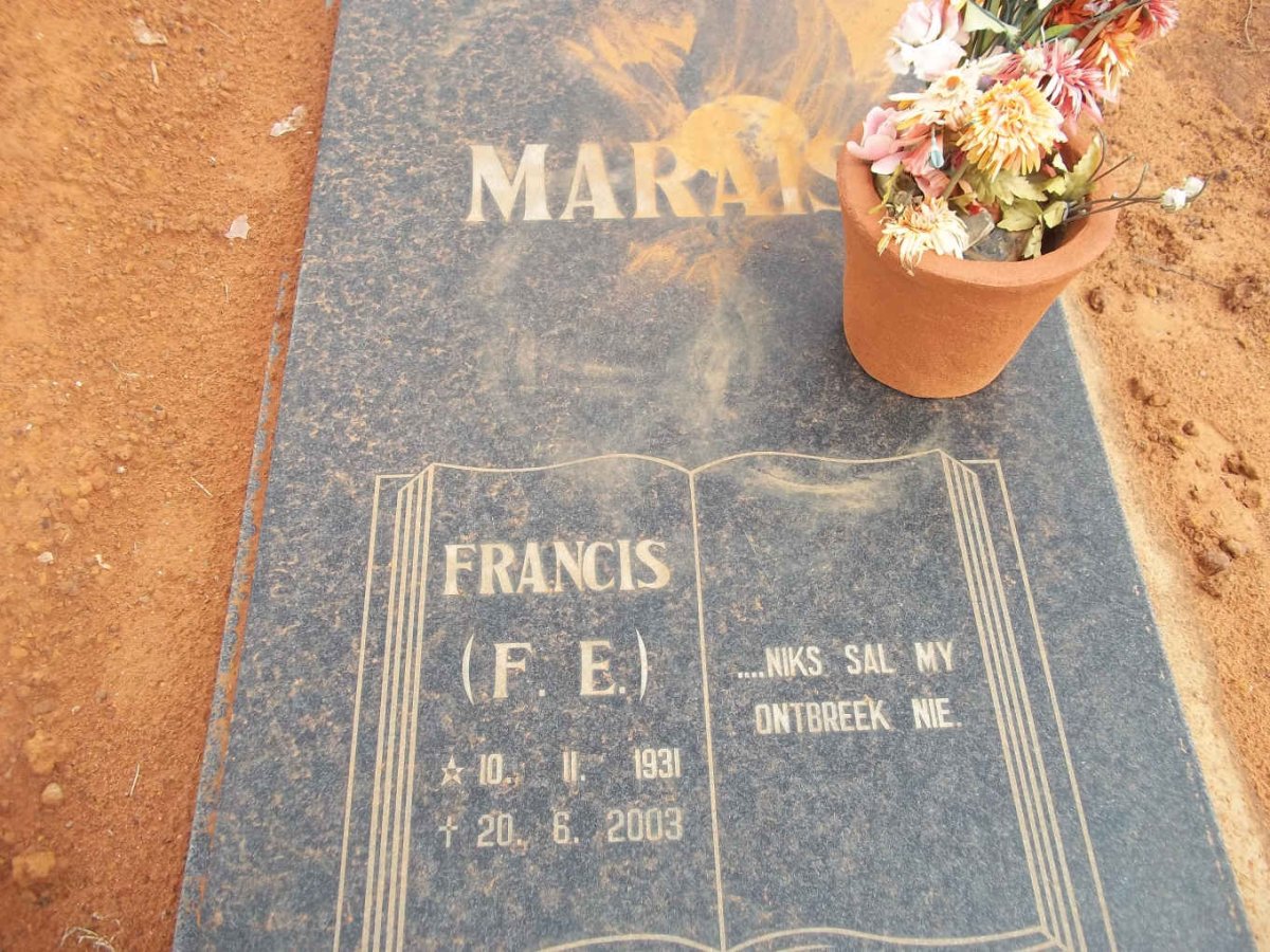 MARAIS F.E. 1931-2003
