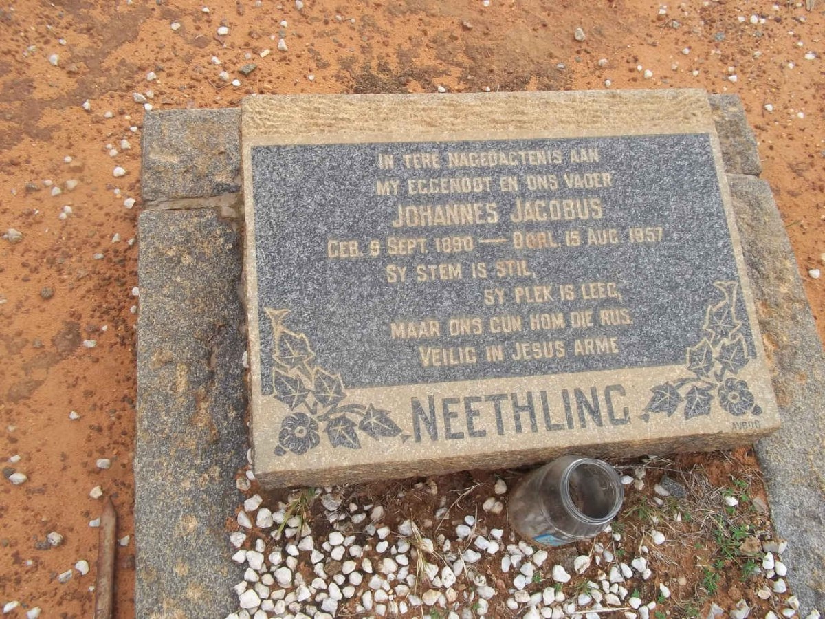 NEETHLING Johannes Jacobus 1890-1957