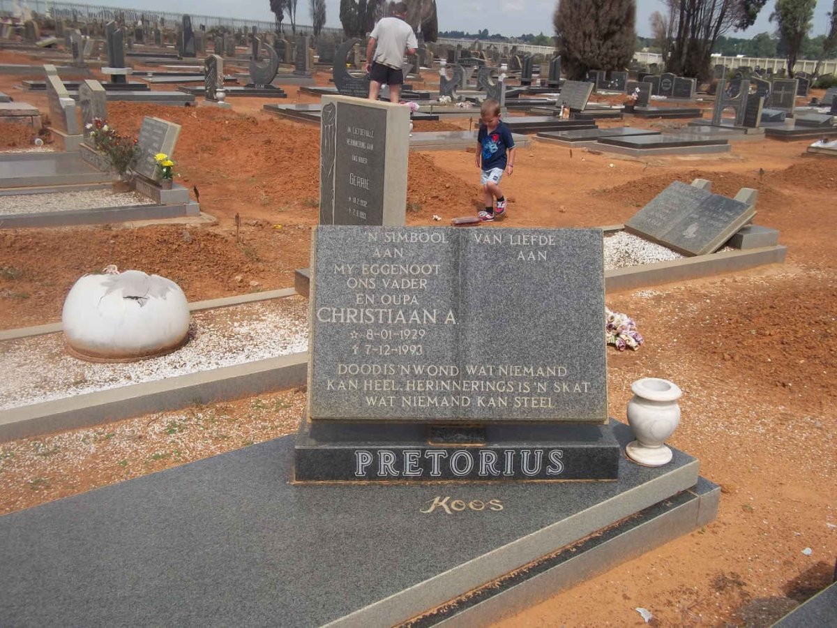 PRETORIUS Christiaan A. 1929-1993