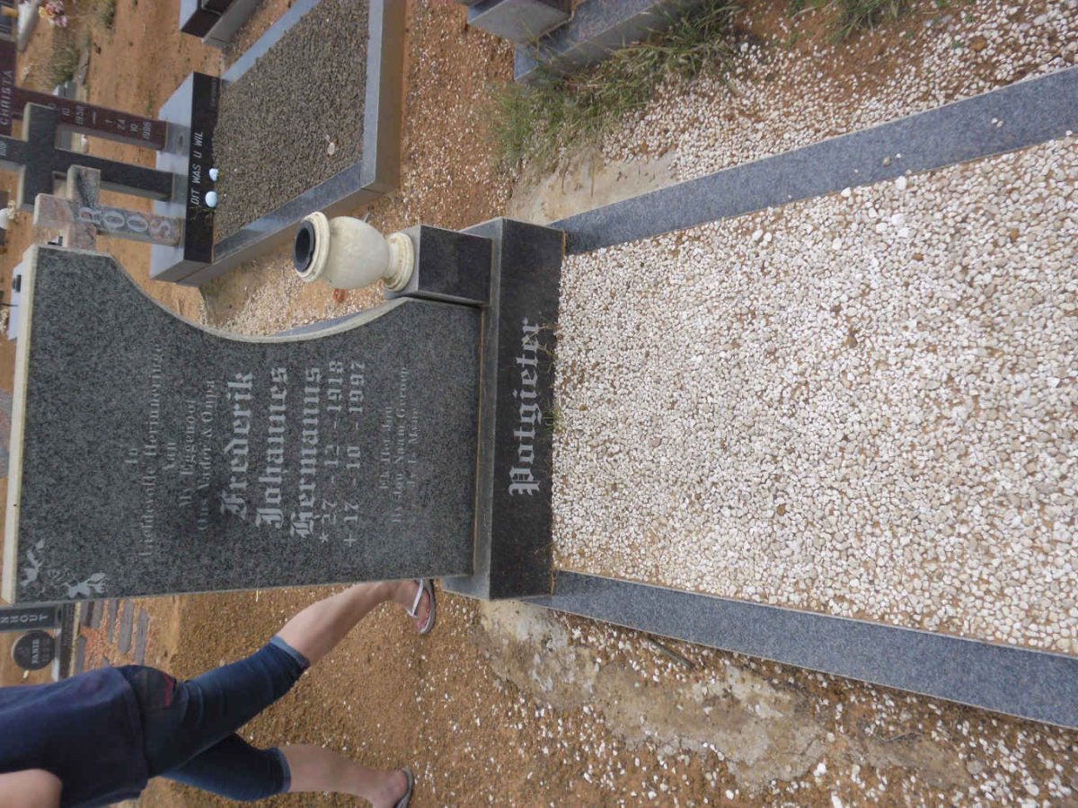 POTGIETER Frederik Johannes Hermanus 1918-1997