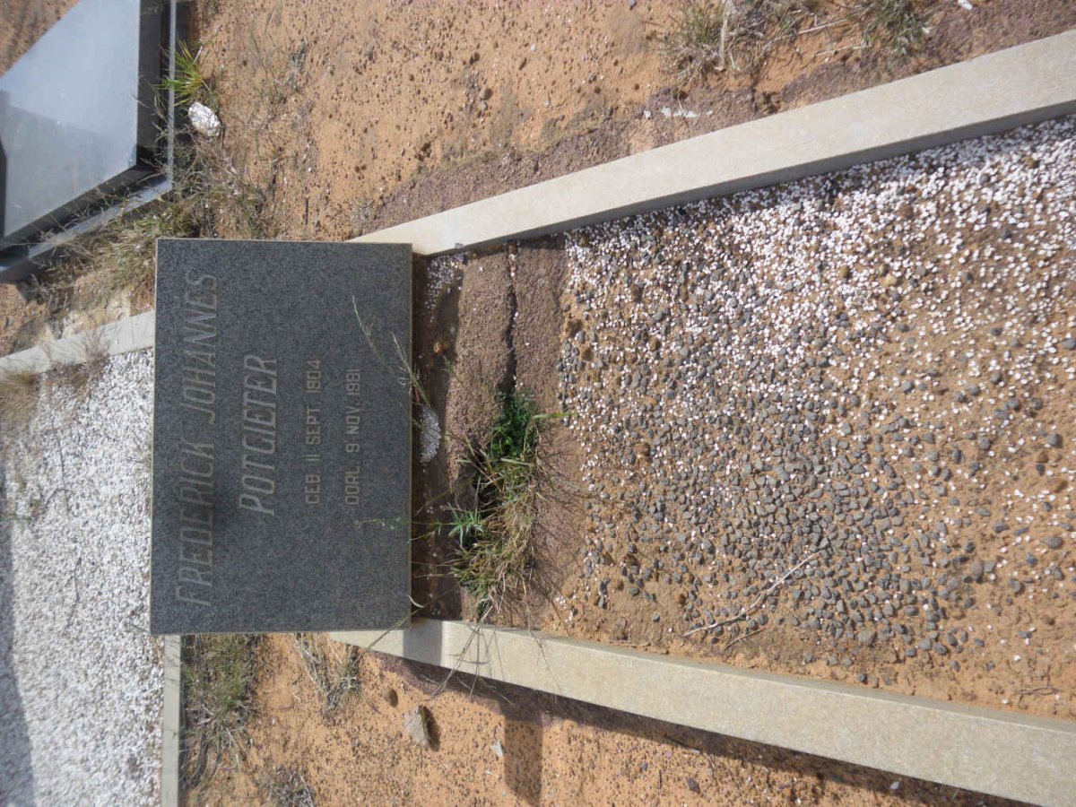 POTGIETER Frederick Johannes 1904-1981