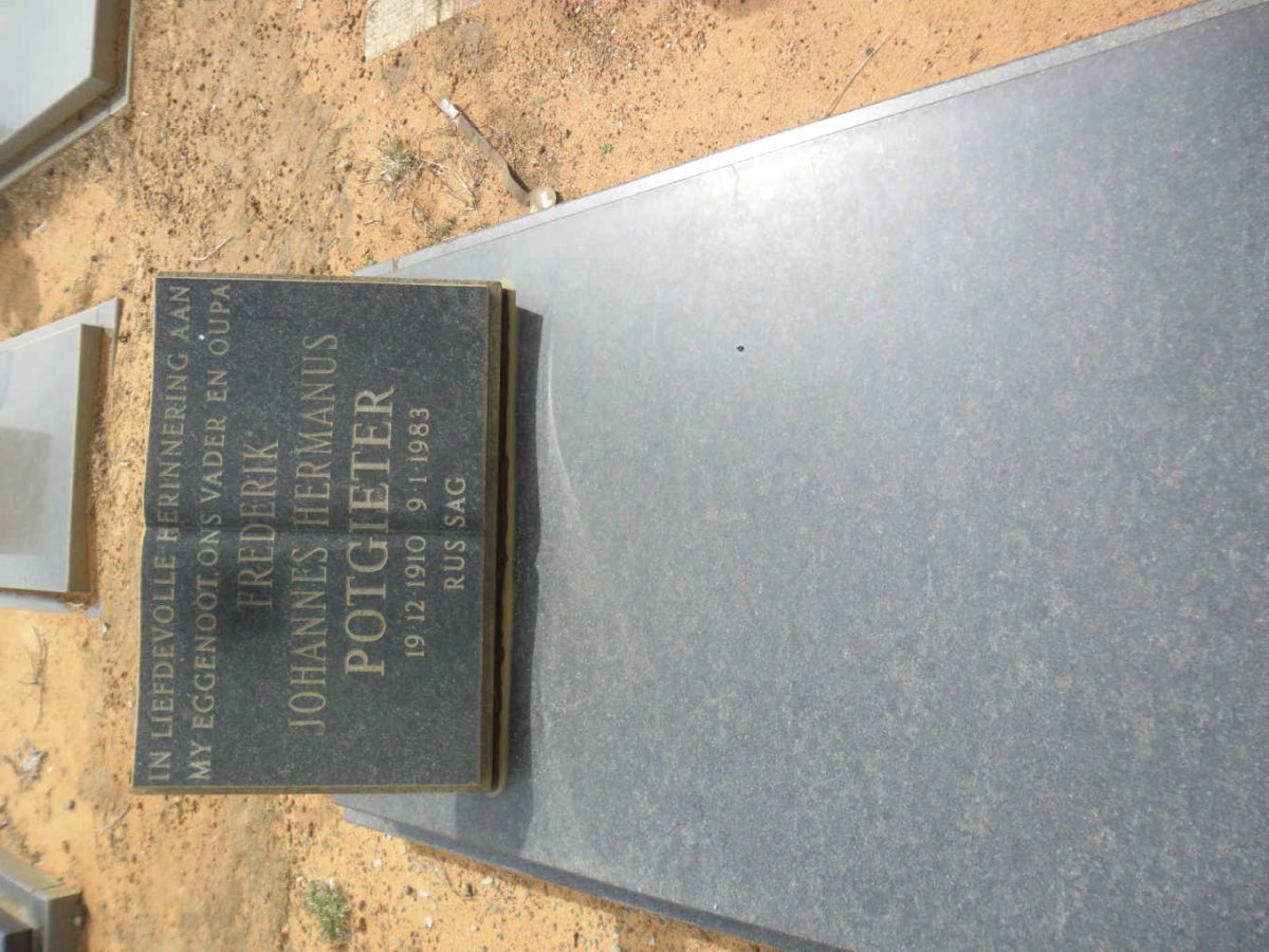 POTGIETER Frederik Johannes Hermanus 1910-1983