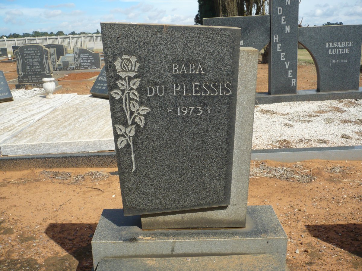 PLESSIS Baba, du 1973-1973