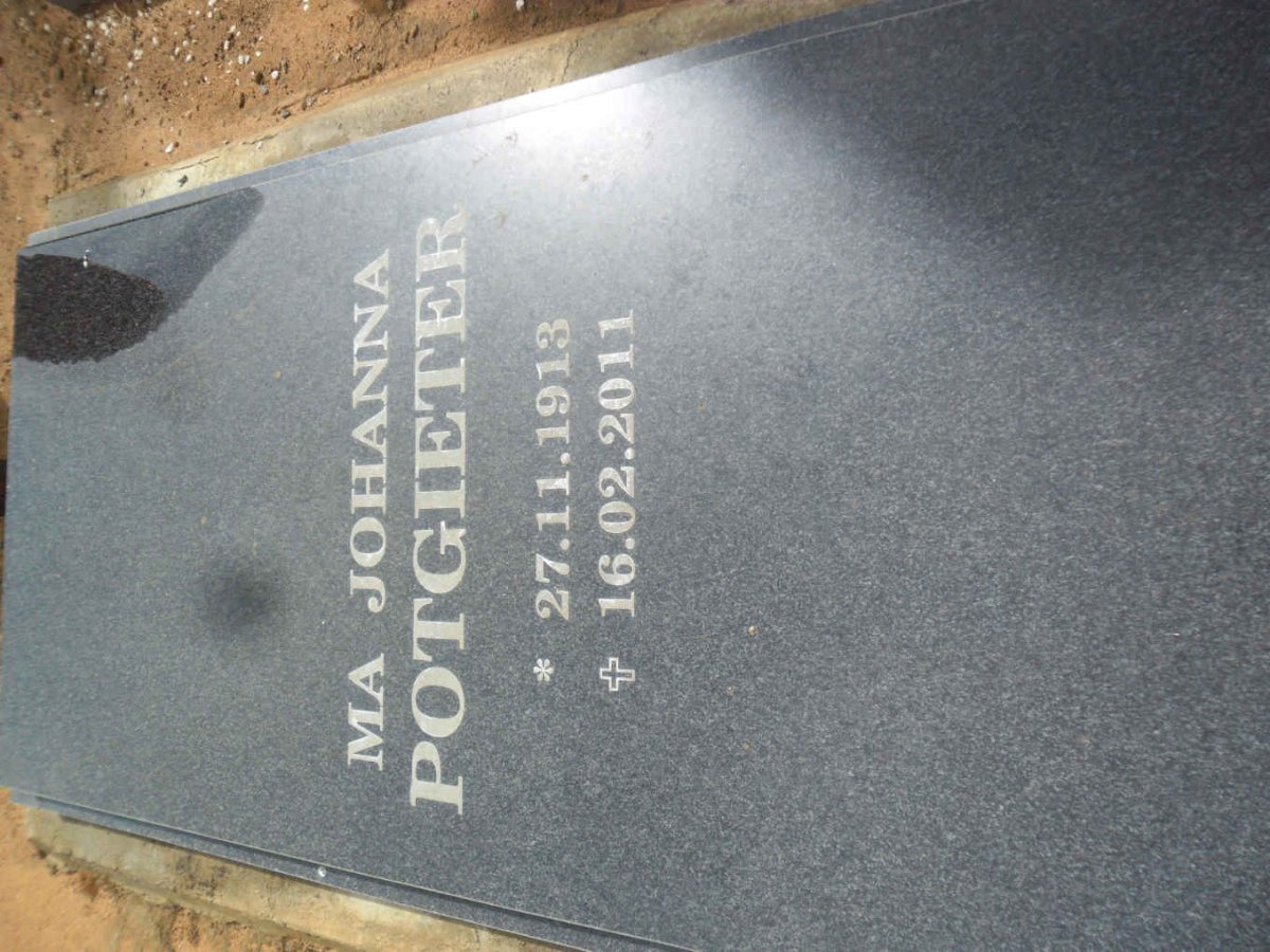 POTGIETER Johanna 1913-2011