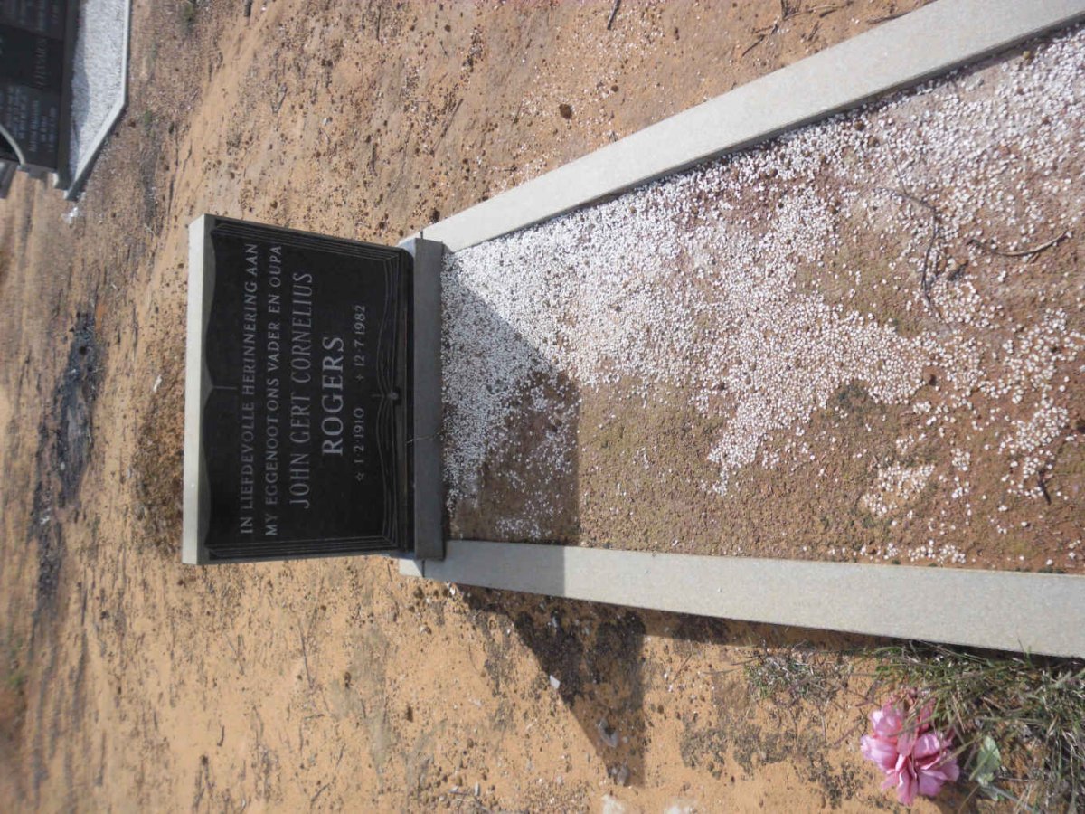 ROGERS John Gert Cornelius 1910-1982