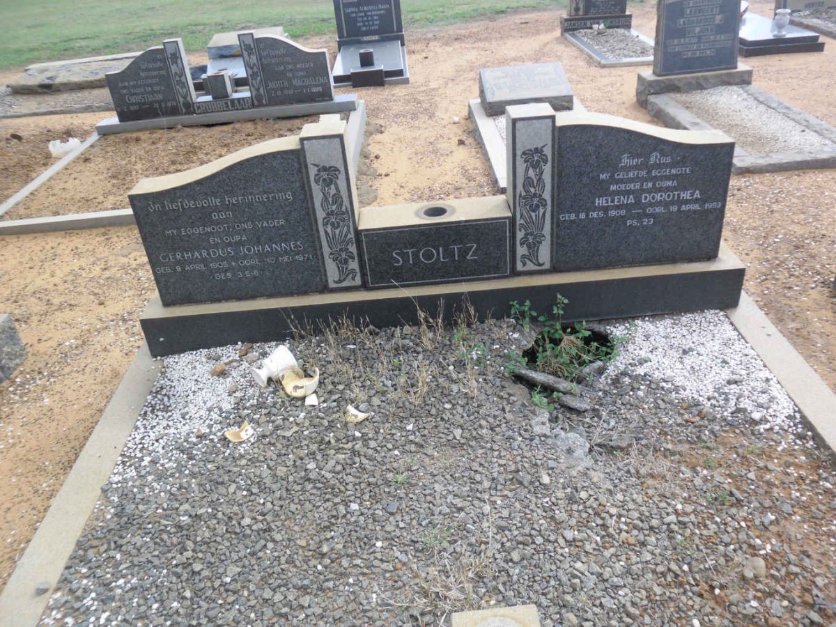 STOLTZ Gerhardus Johannes 1905-1971 &amp; Helena Dorothea 1908-1993