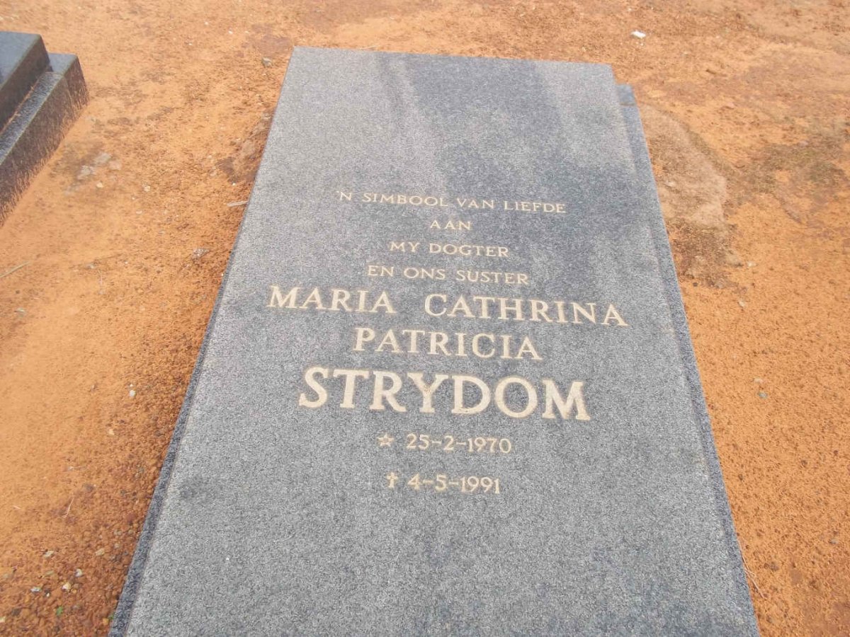 STRYDOM Maria Cathrina Patricia 1970-1991