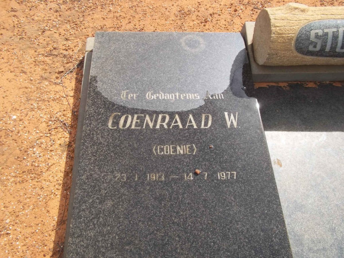 STOLTZ Coenraad W. 1913-1977 