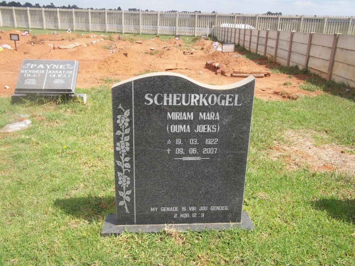 SCHEURKOGEL Miriam Mara 1922-2007