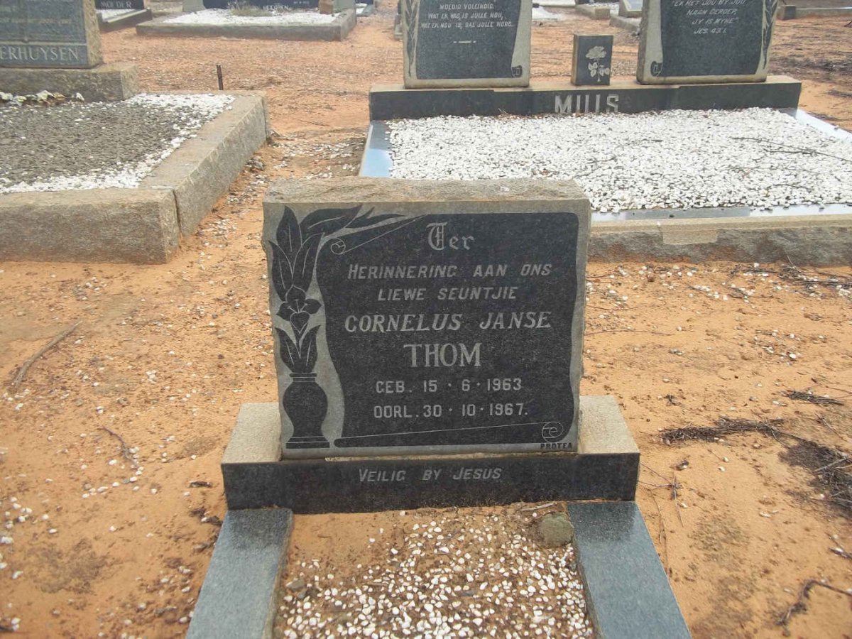 THOM Cornelus Janse 1963-1967